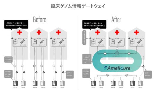 世界初の臨床ゲノム情報ゲートウェイシステム「AmeliCure」が本格稼働