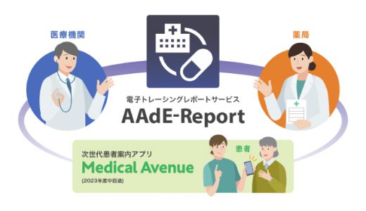 医療機関と薬局を情報で繋ぐトレーシングレポートサービス「AAdE-Report」を共同開発