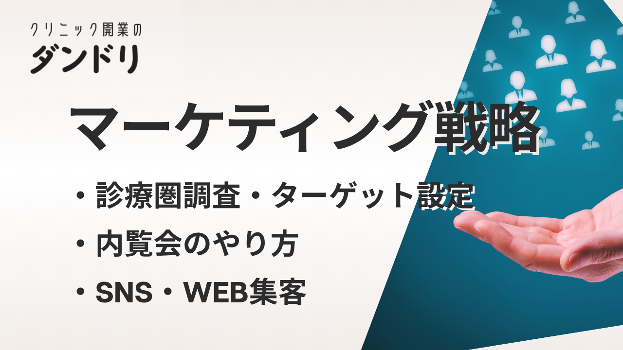 ダンドリ 開業準備で差がつく!クリニック開業前後に押さえるべきマーケティング戦略の全体像