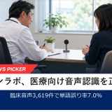 イレブンラボ、医療向け音声認識モデル「Scribe v2 Medical」を正式提供