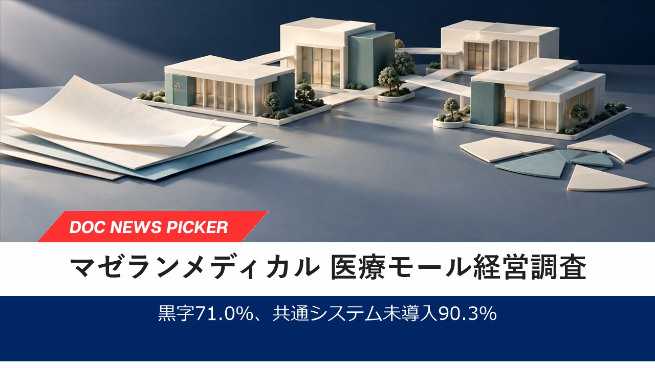医療モール内診療所の黒字割合71.0％、ソロ診療所と経営・連携を比較